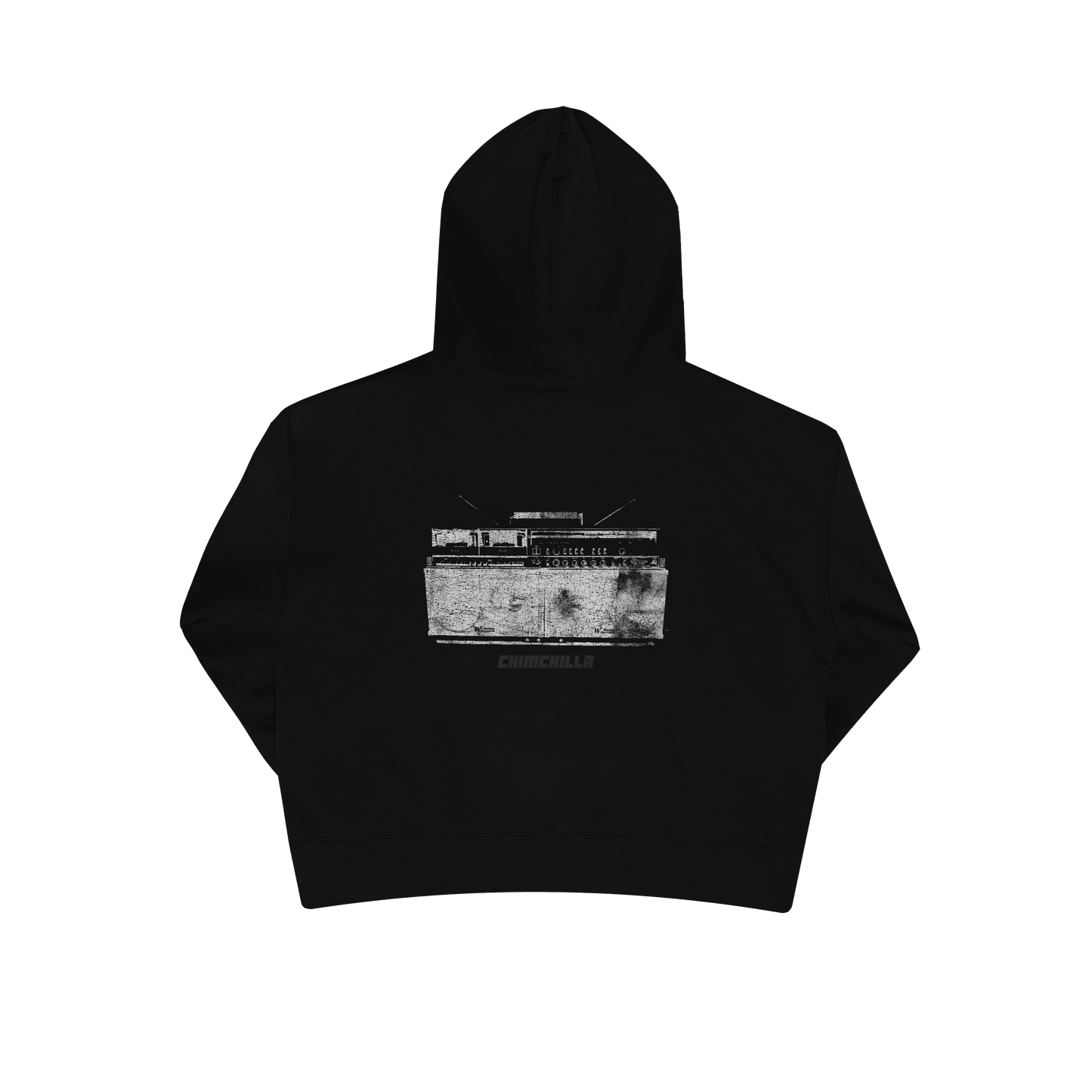 Chimchilla Radio Hoodie - Black