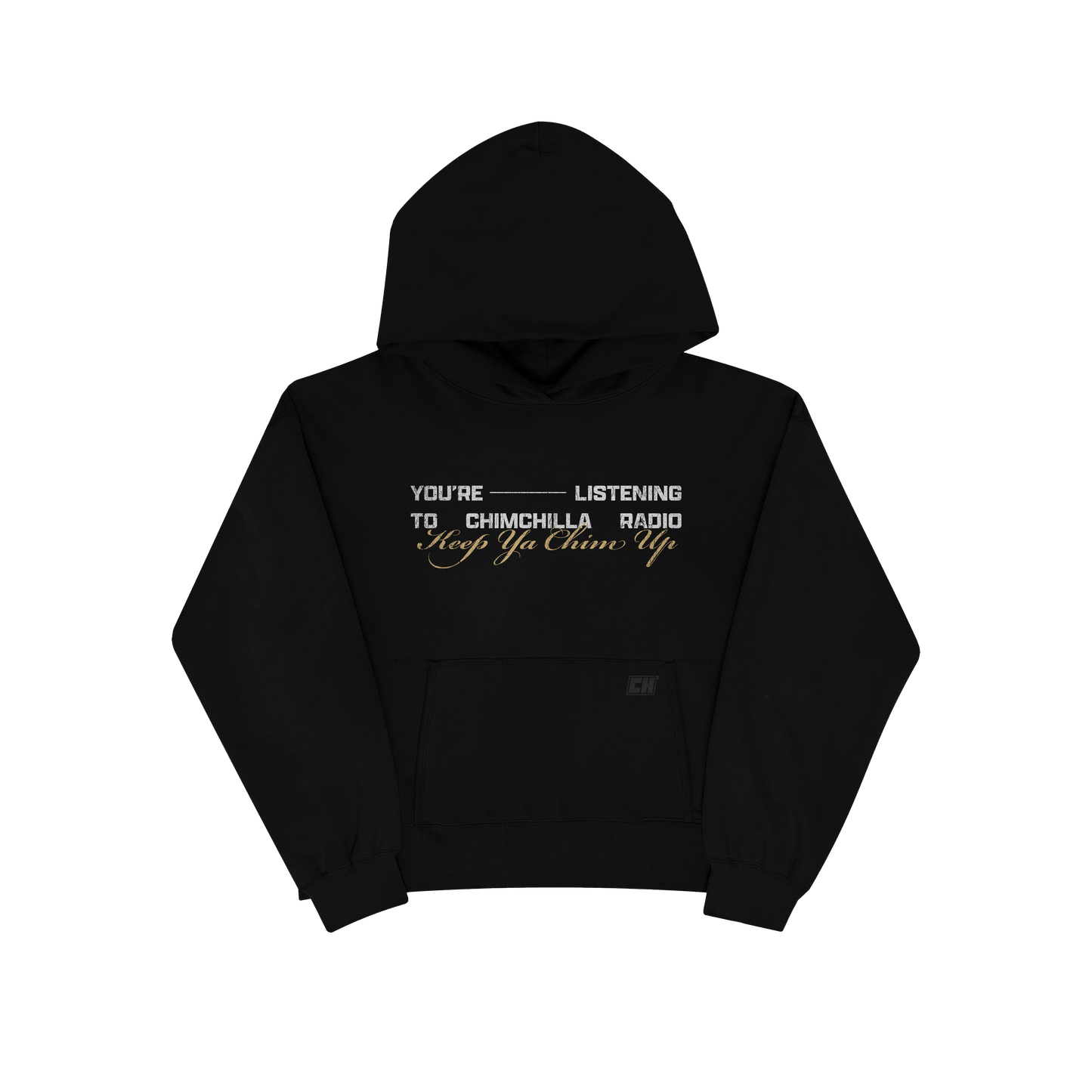 Chimchilla Radio Hoodie - Black